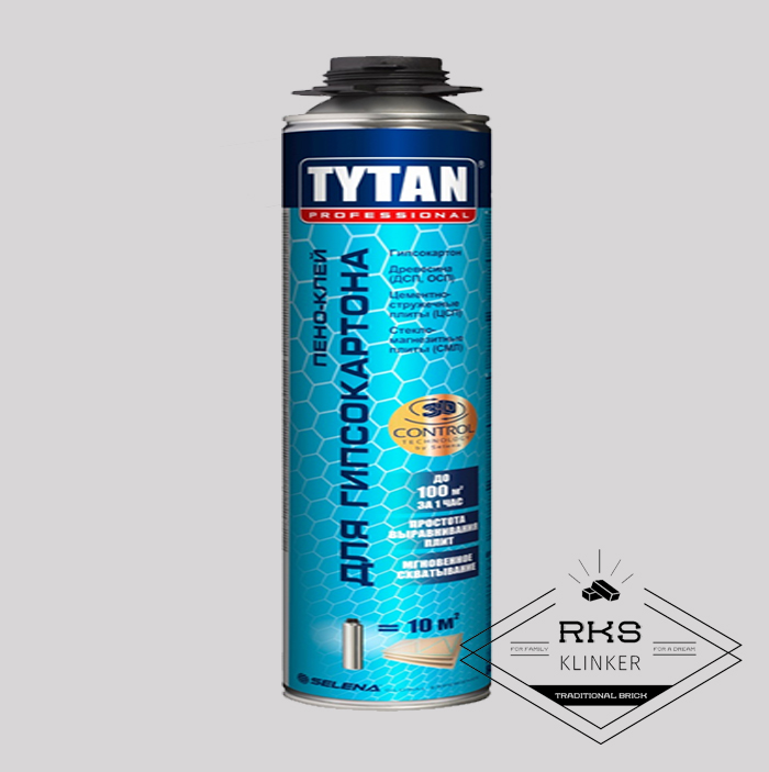 Пено-клей для гипсокартона TYTAN Professional, 840 мл в Саратове